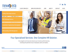 Tablet Screenshot of newerahrsolutions.com